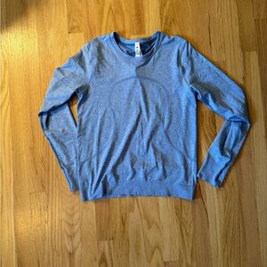 Blue Long Sleeve Lululemon Shirt